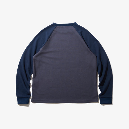 Dry Waffle L/S Top Navy