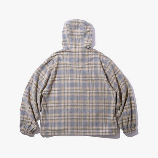 Hooded Corduroy Shirt (Blue)
