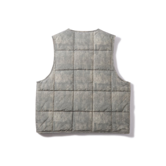 Foggy Padded Vest (Greyish Khaki)
