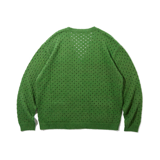 Cotton Mohair Cardigan (Green)