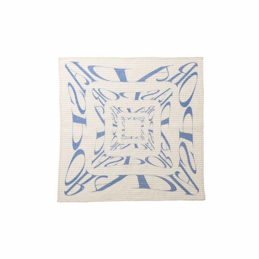 Seersucker Scarf (White)