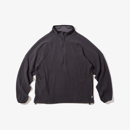 Grid Fleece Pullover (Black)