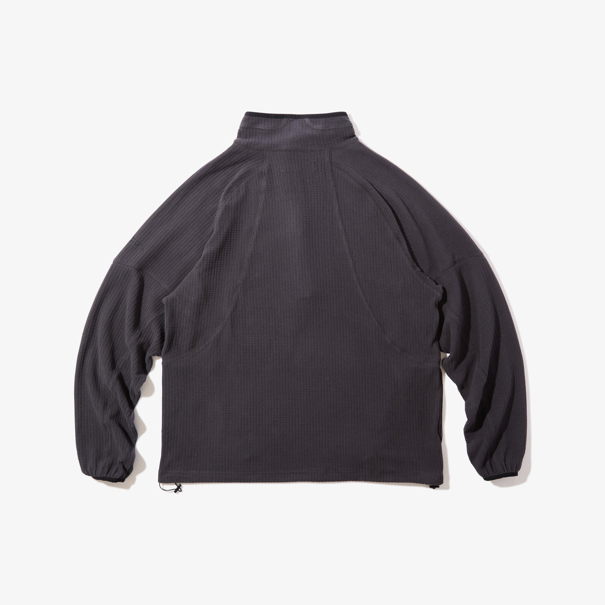 Grid Fleece Pullover (Black)