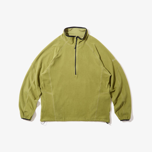 Grid Fleece Pullover (Green)