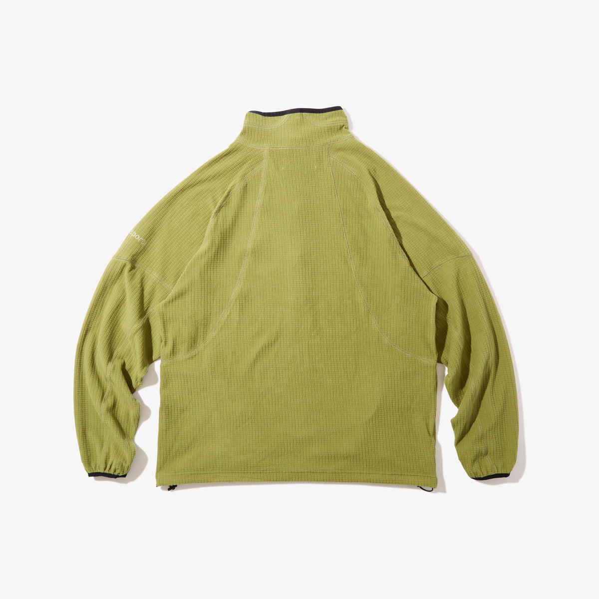 Grid Fleece Pullover (Green)