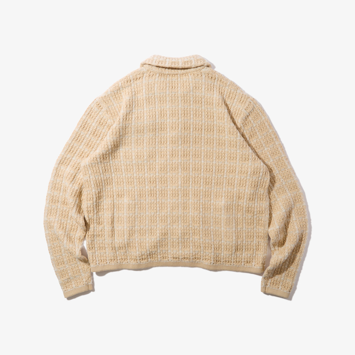 Tweed Knit Jacket (Ivory)