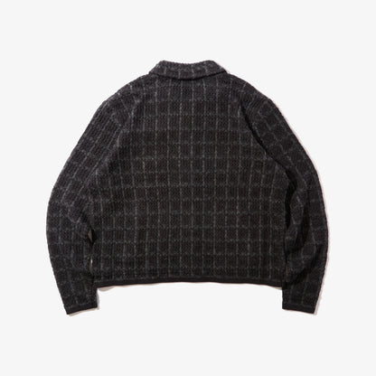 Tweed Knit Jacket (Black)
