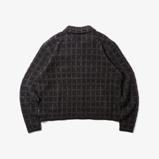 Tweed Knit Jacket (Black)
