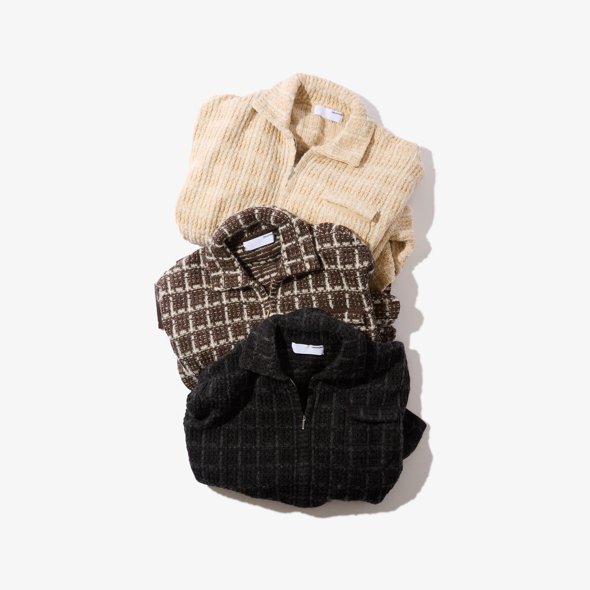Tweed Knit Jacket (Ivory)