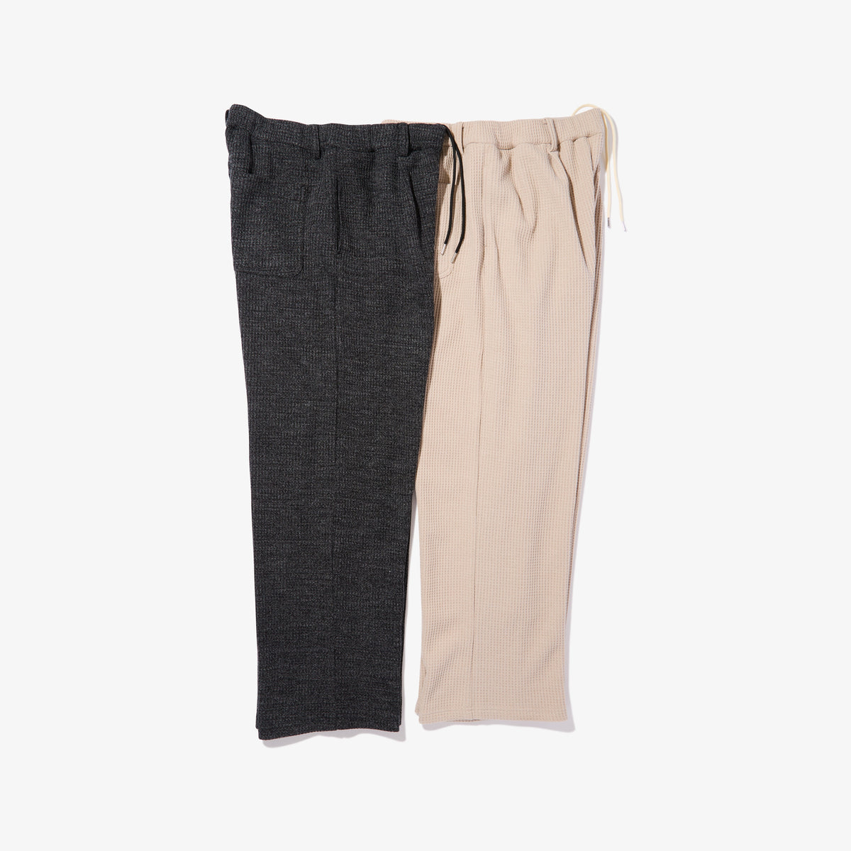 Villa Waffle Trousers (Ecru)