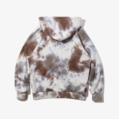 Dyed Full Zip Hooded Sweatshirt (Light Camo)