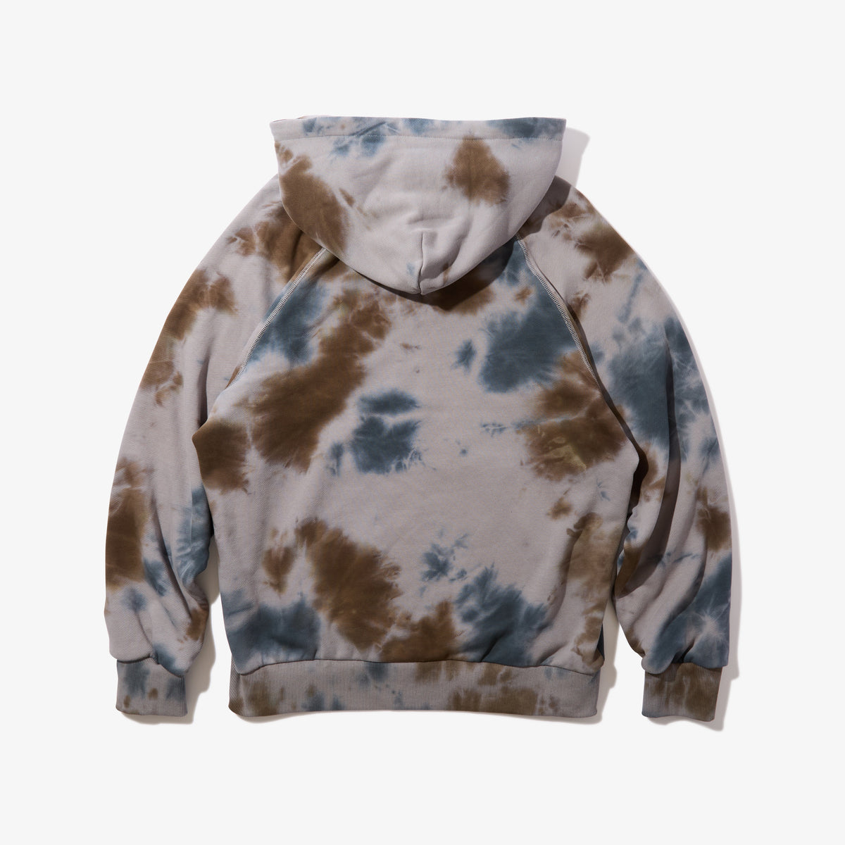 Dyed Full Zip Hooded Sweatshirt (Dark Camo)