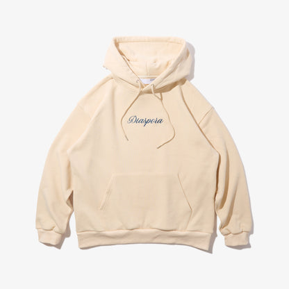 Script Logo Hooded Sweatshirt (Ecru)