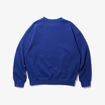 College Logo Crewneck Sweatshirt (Navy)