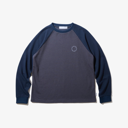 Dry Waffle L/S Top Navy