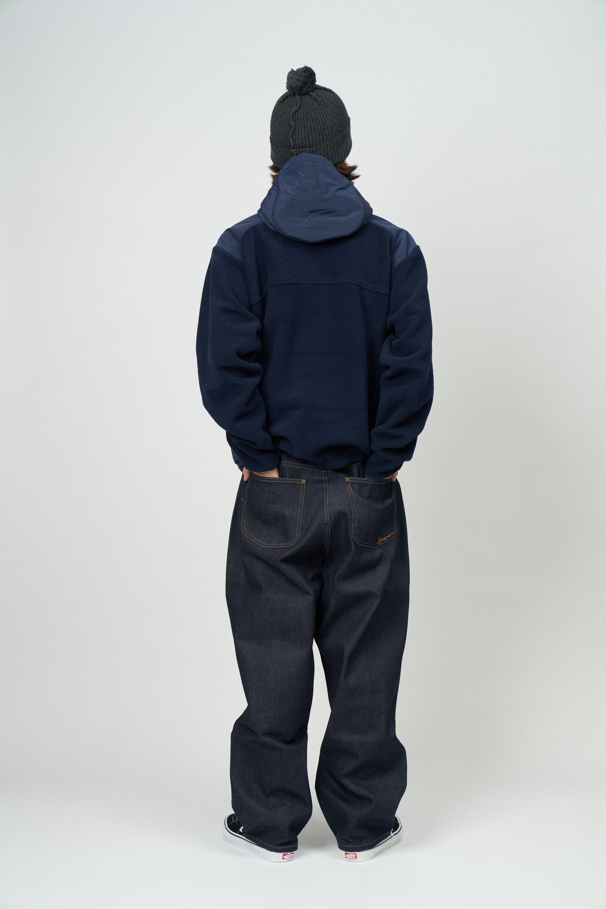 Hilly Terrain Fleece Jacket (Navy)