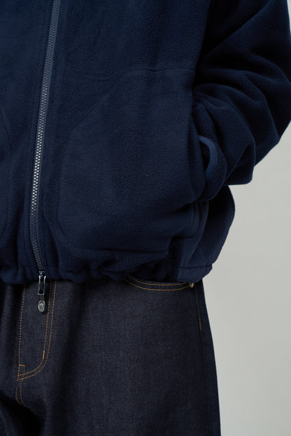 Hilly Terrain Fleece Jacket (Navy)