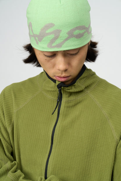 Grid Fleece Pullover (Green)