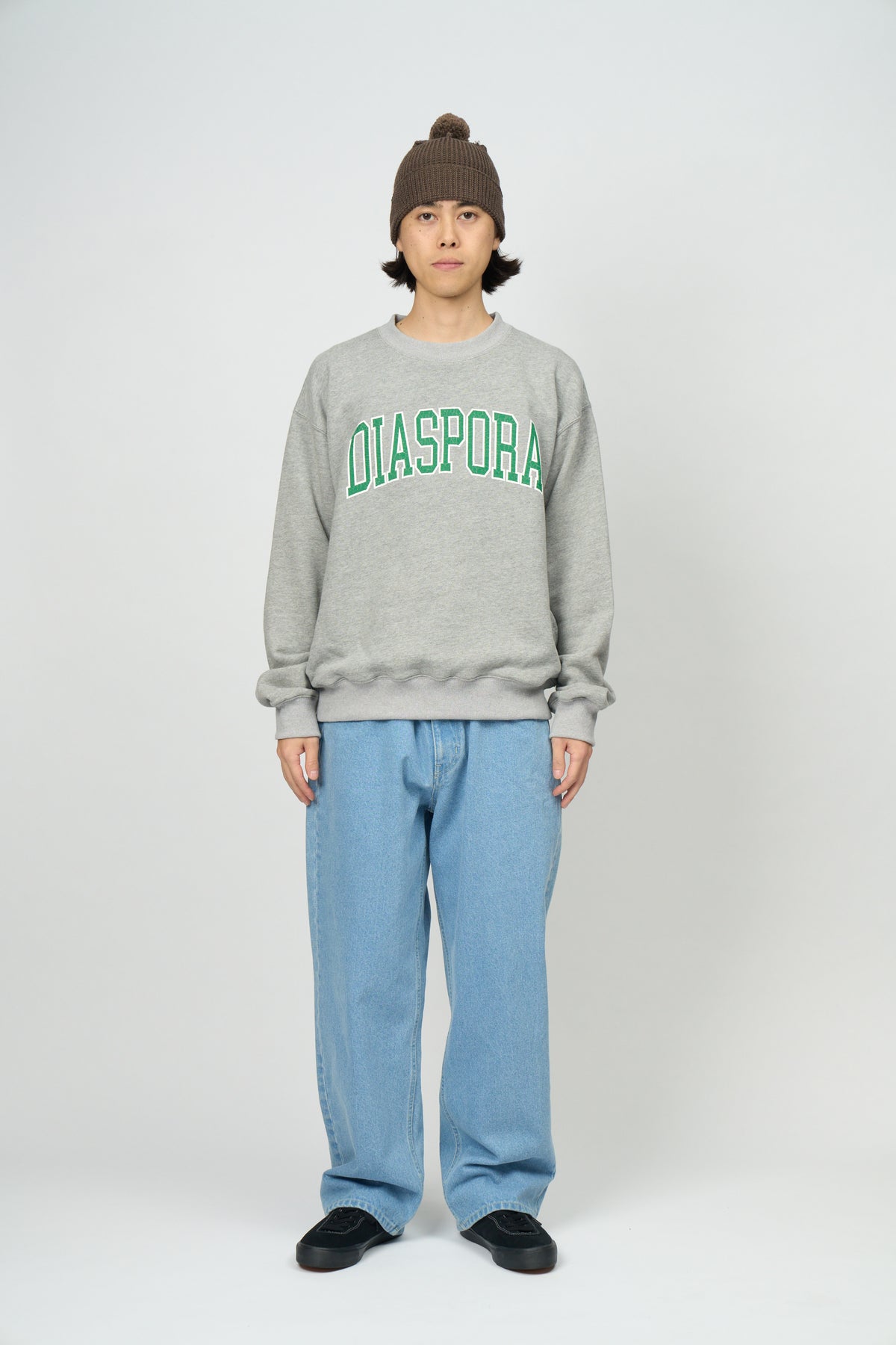 College Logo Crewneck Sweatshirt (Ash)