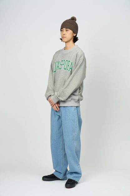 College Logo Crewneck Sweatshirt (Ash)