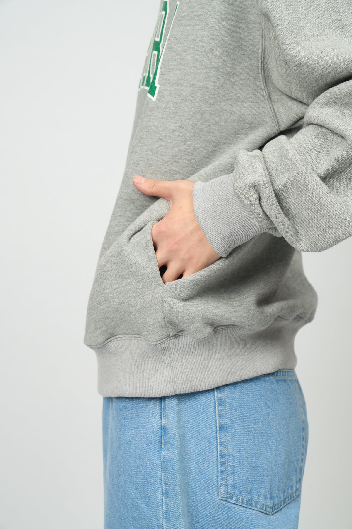 College Logo Crewneck Sweatshirt (Ash)