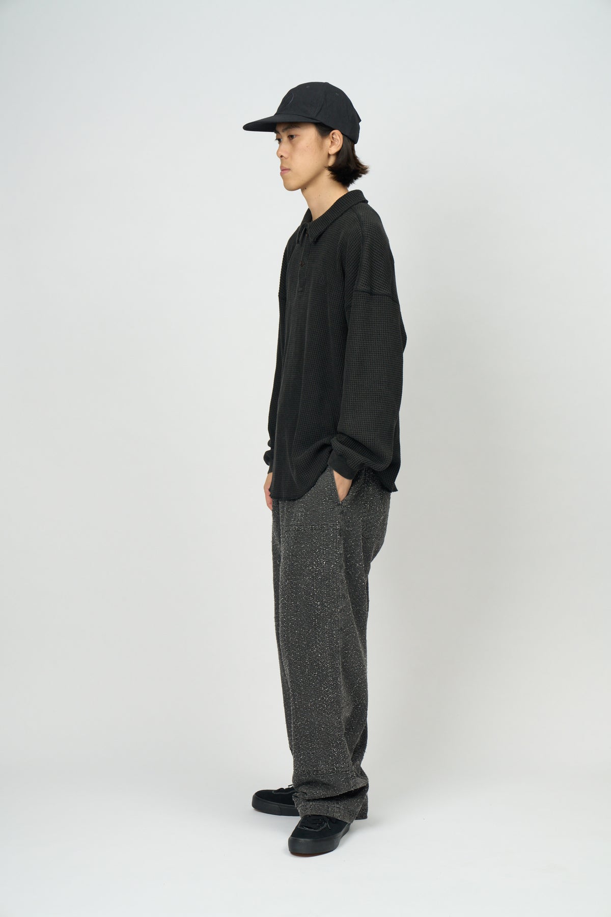Double Knee Trousers (Black)