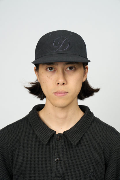 Script Low Ball Cap (Black)