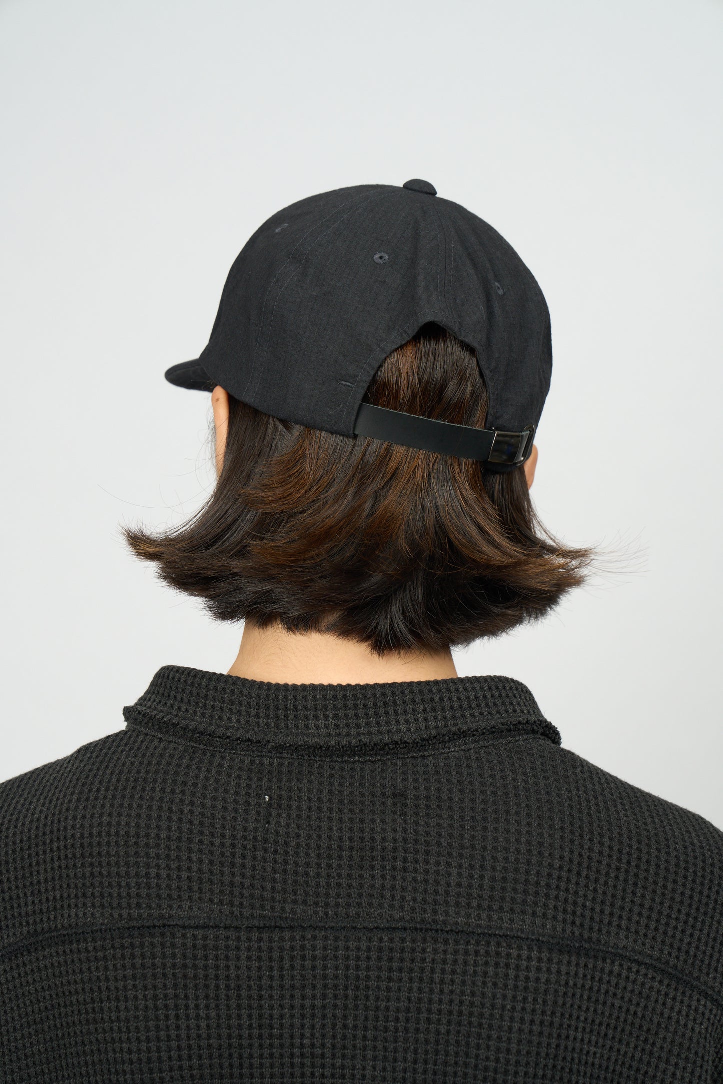 Script Low Ball Cap (Black)