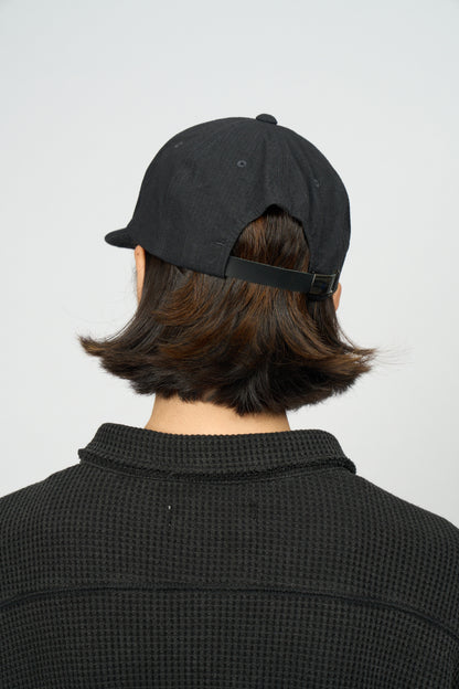Script Low Ball Cap (Black)