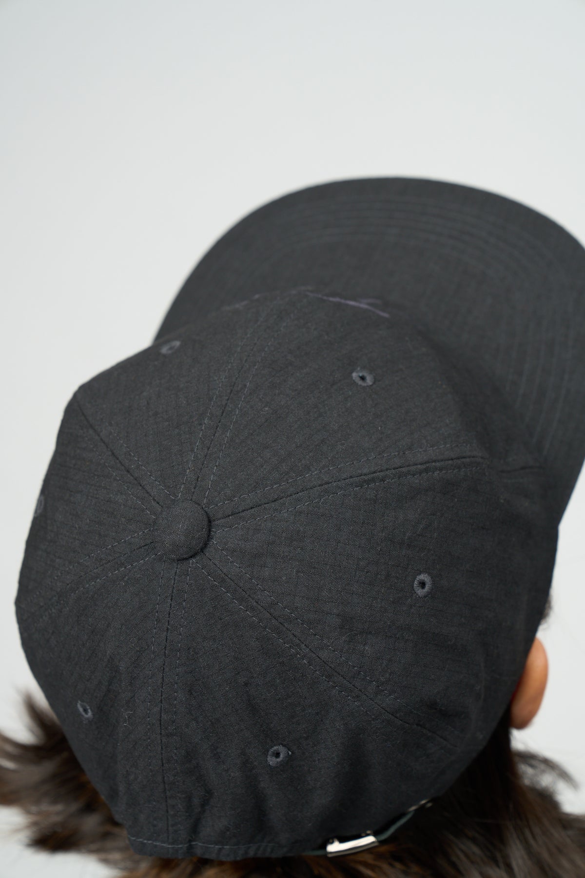 Script Low Ball Cap (Black)