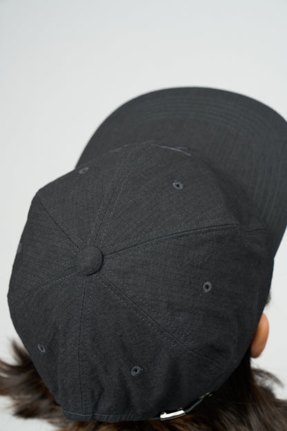 Script Low Ball Cap (Black)