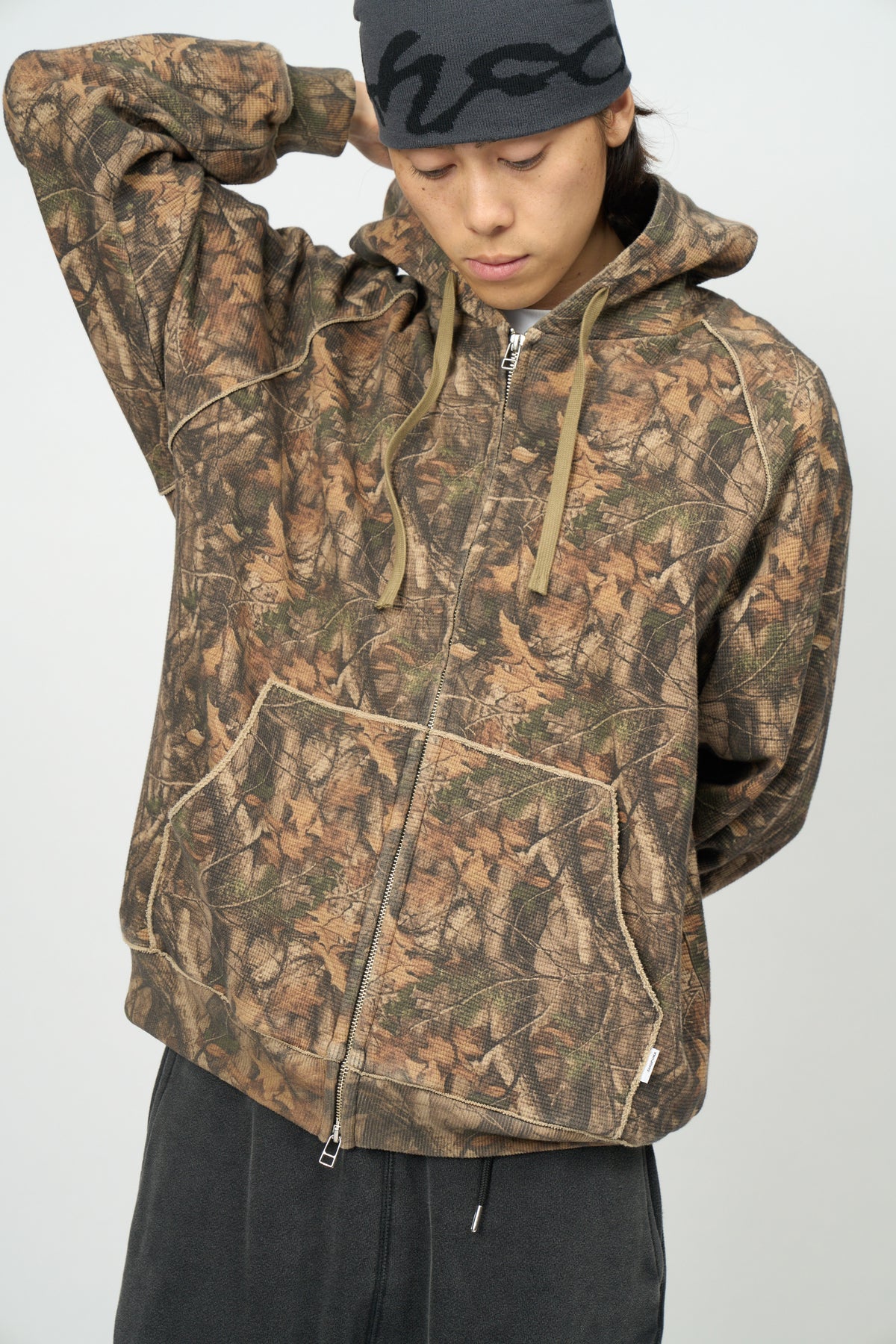 Dry Waffle Full Zip Hoodie (Realtree Camo)