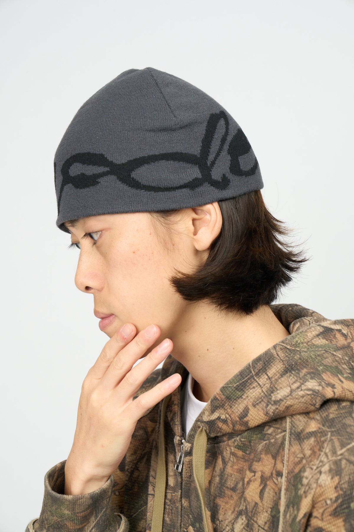 Brown Sugar Beanie (Charcoal)