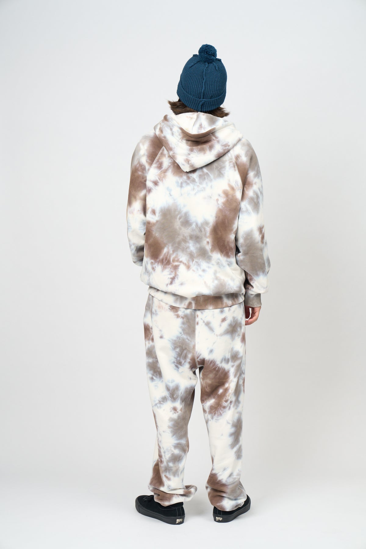 Dyed Full Zip Hooded Sweatshirt (Dark Camo)
