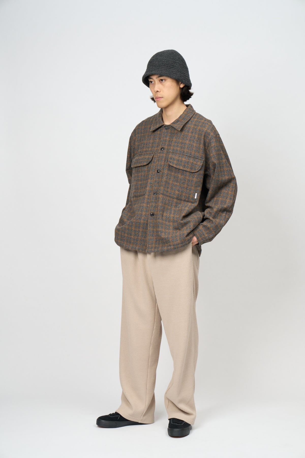 Mil Wool Shirt (Charcoal)