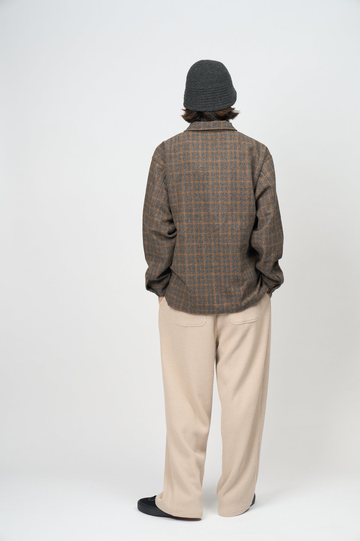 Villa Waffle Trousers (Black)