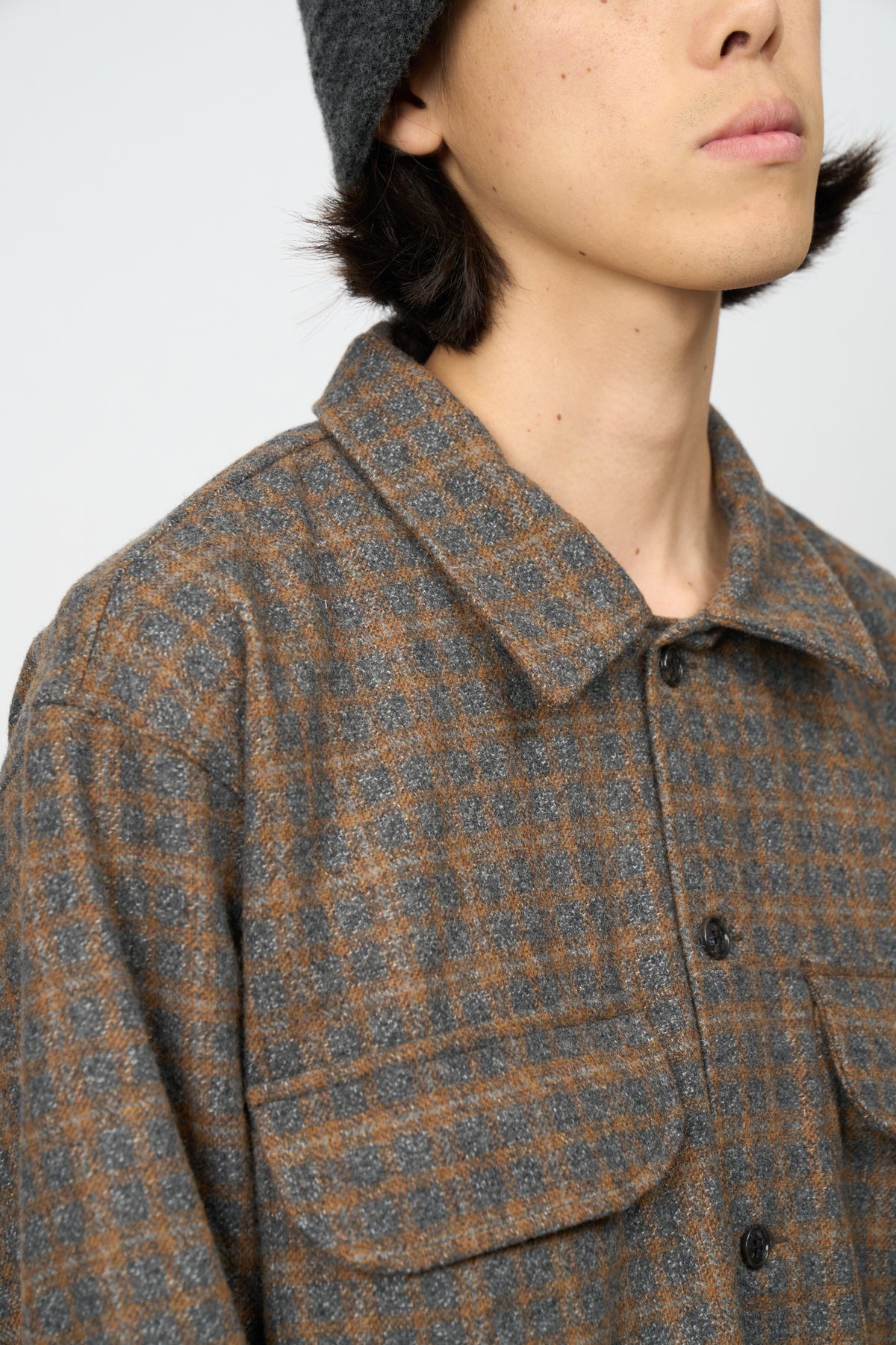 Mil Wool Shirt (Charcoal)