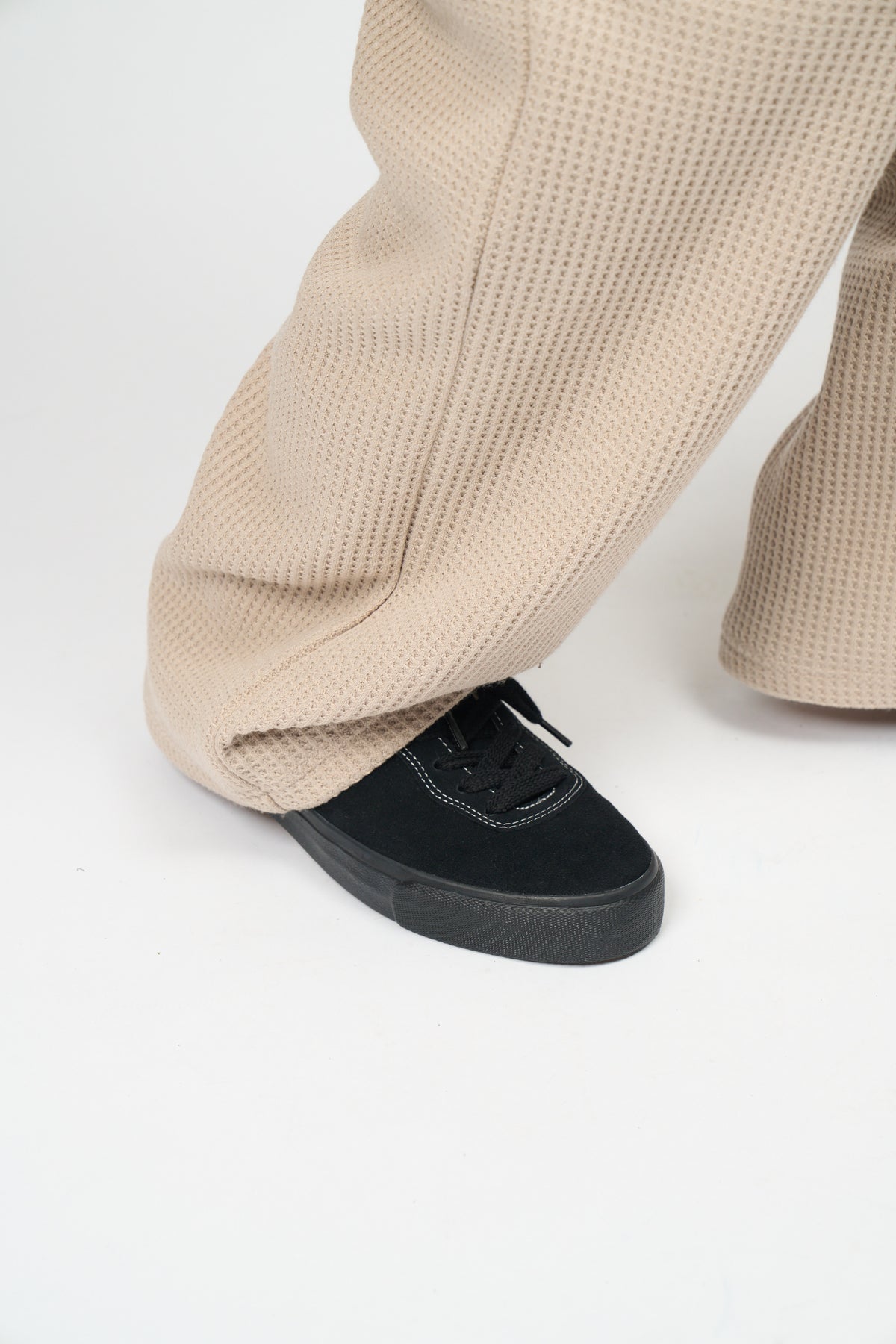 Villa Waffle Trousers (Black)