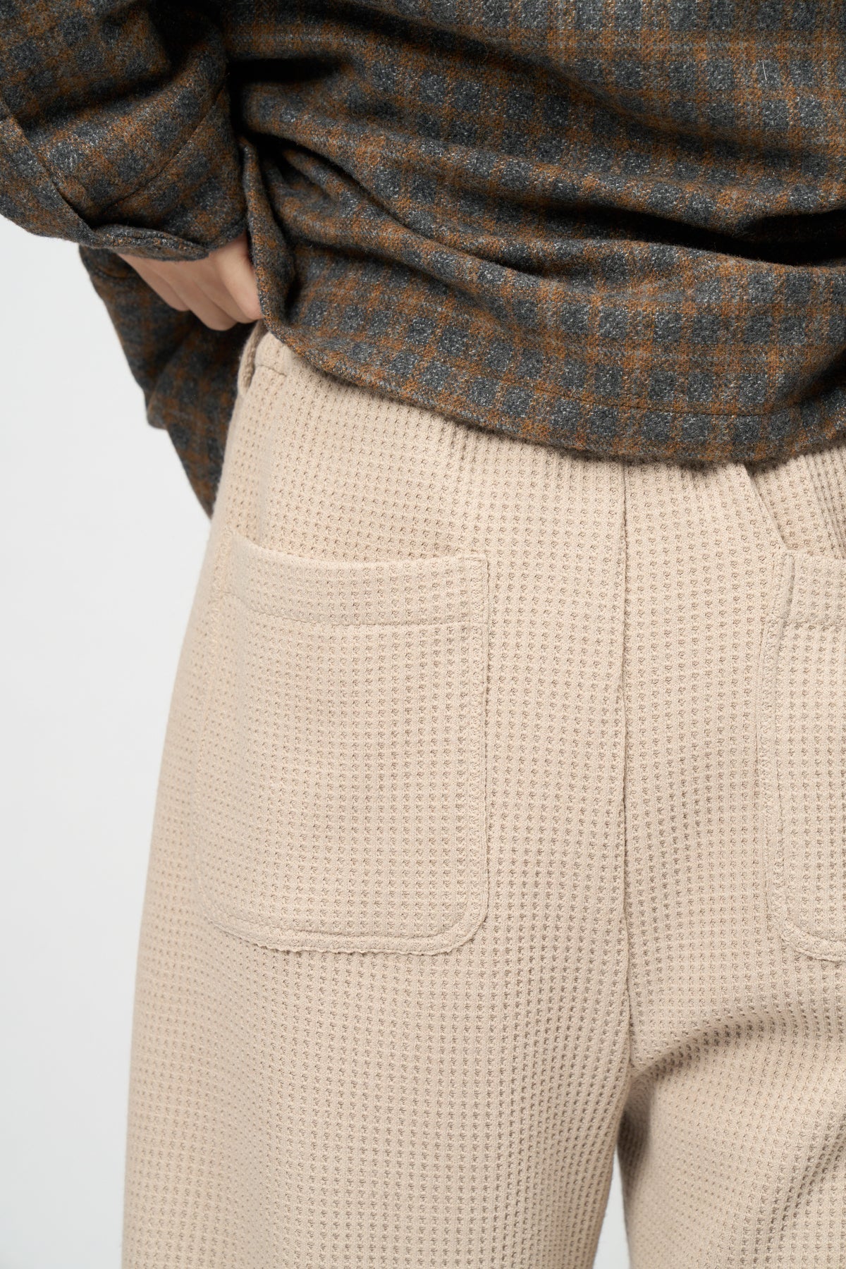 Villa Waffle Trousers (Black)