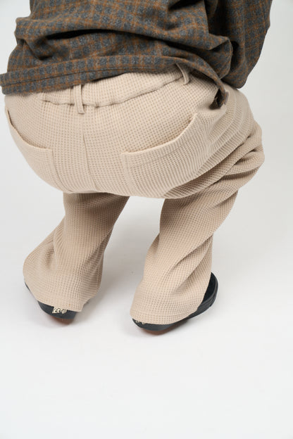 Villa Waffle Trousers (Black)