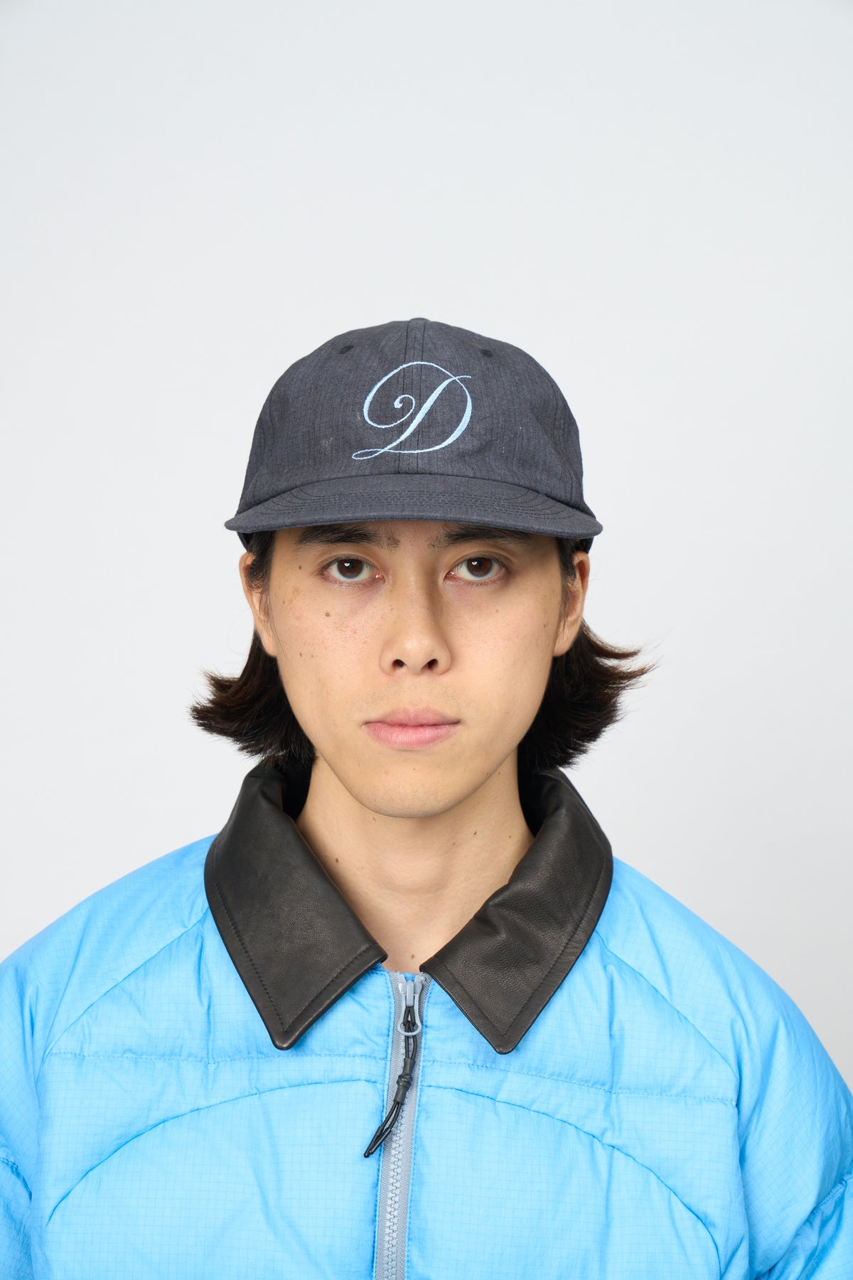 Script Low Ball Cap (Navy)