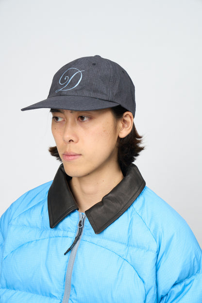 Script Low Ball Cap (Navy)