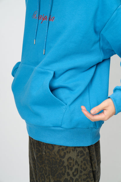 Script Logo Hooded Sweatshirt (Black)