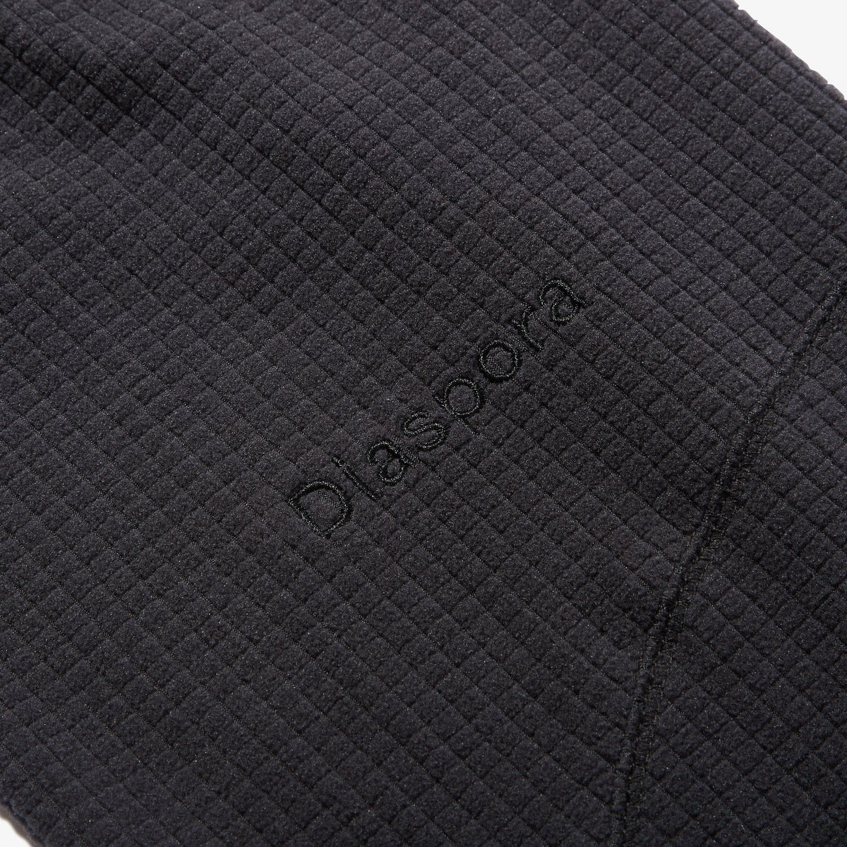 Grid Fleece Pullover (Black)