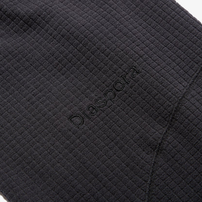 Grid Fleece Pullover (Black)