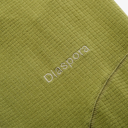 Grid Fleece Pullover (Green)