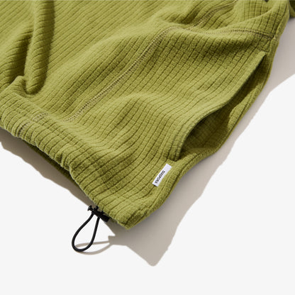 Grid Fleece Pullover (Green)