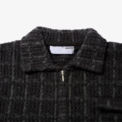 Tweed Knit Jacket (Black)