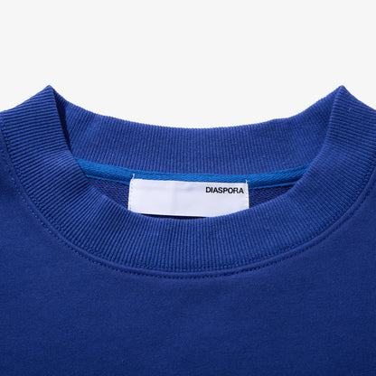 College Logo Crewneck Sweatshirt (Navy)