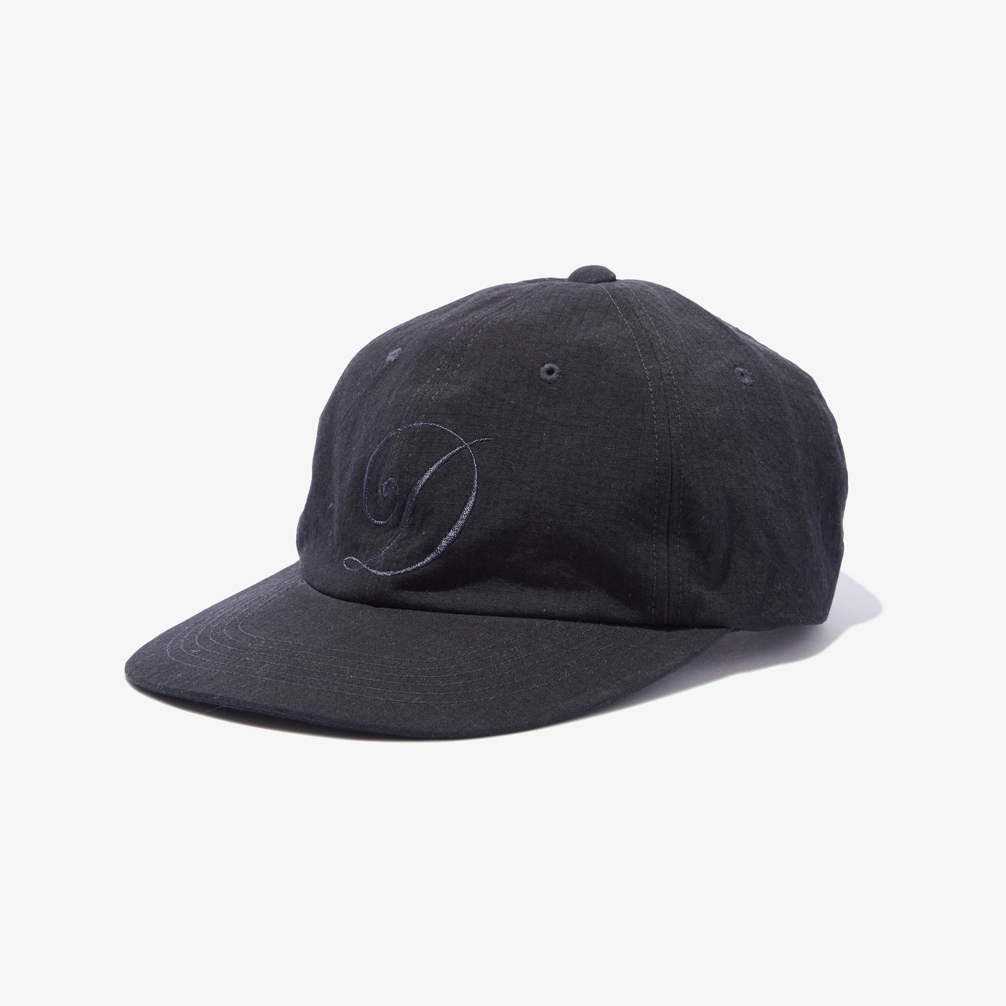 Script Low Ball Cap (Black)